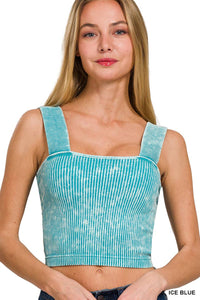 Jewel Square Top With Bra Pads