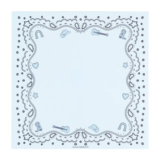 Blue Bandana Western Notepad