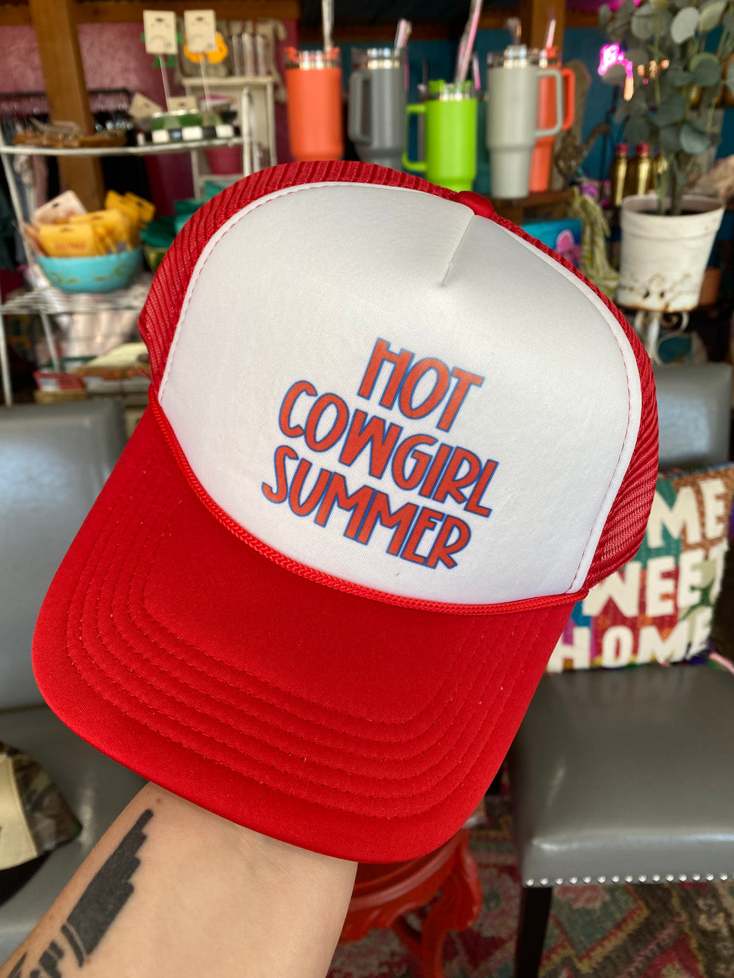 Hot Cowgirl Summer Trucker Hat