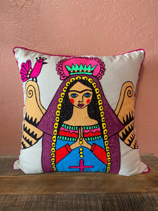 Lovely Lady Guadalupe Pillow