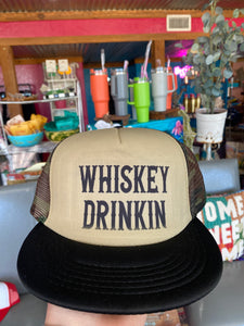 Whiskey Drinkin Trucker Hat
