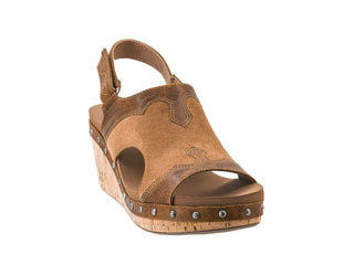Hey Stranger Wedges by Corkys - Saddle