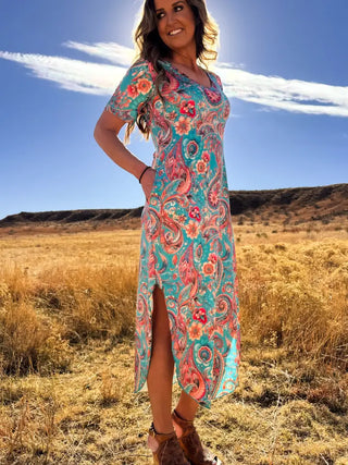 Willow Paisley Dress