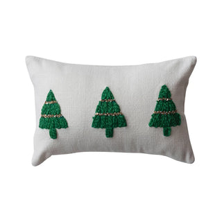 Evergreen Glow Lumbar Pillow
