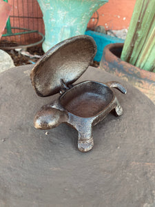 Cast Iron Turtle Box