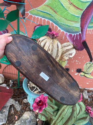 Hand Carved Wood Dish